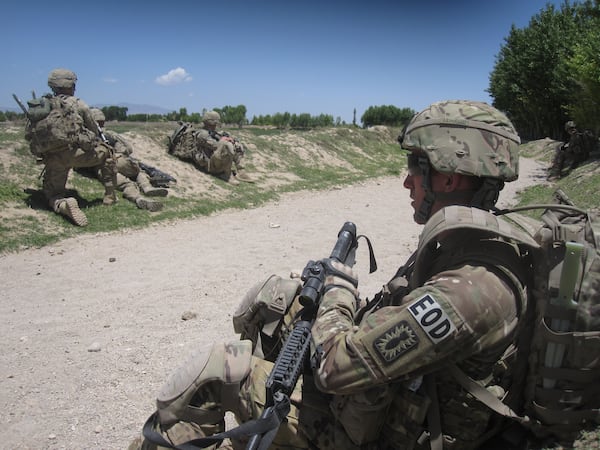 Like other veterans, Patrick Griffith worries about the Afghans who aided the U.S. military during the war and who were left behind. “We looked these people in the eyes and we said, ‘You are an asset to the United States and we are going to bring peace to your country and we are going to help you in every way possible,’” he said. “We made all of these promises and then we turn around and we just left. We just left people to frankly be slaughtered.”