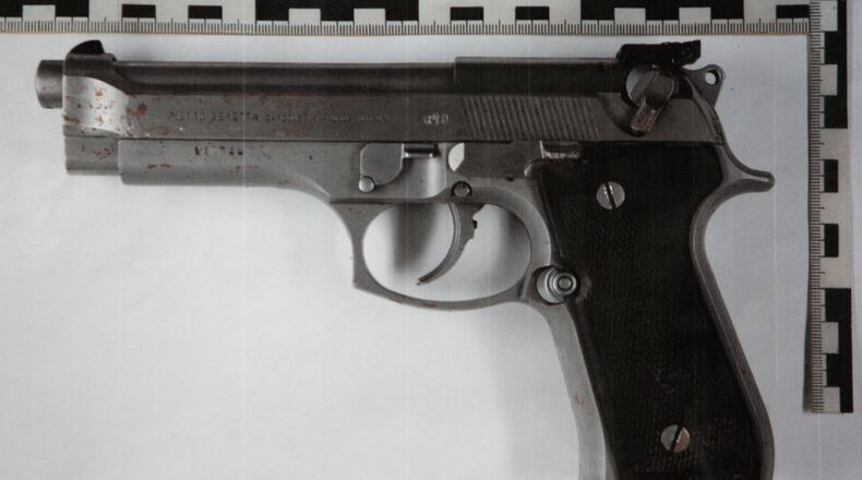 An Arizona man waved a gun at a high school dance Friday night and complained about the loud noise.