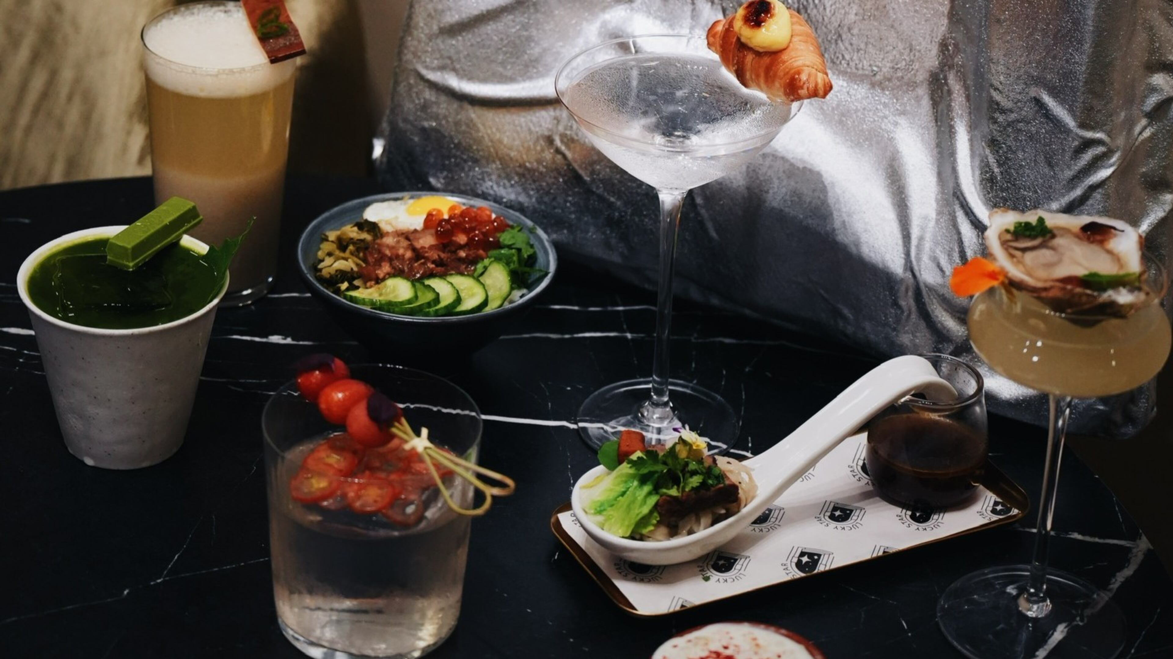 Lucky Star launched a cocktail omakase with the theme of "dinner." (Courtesy of ChingYao Wang)