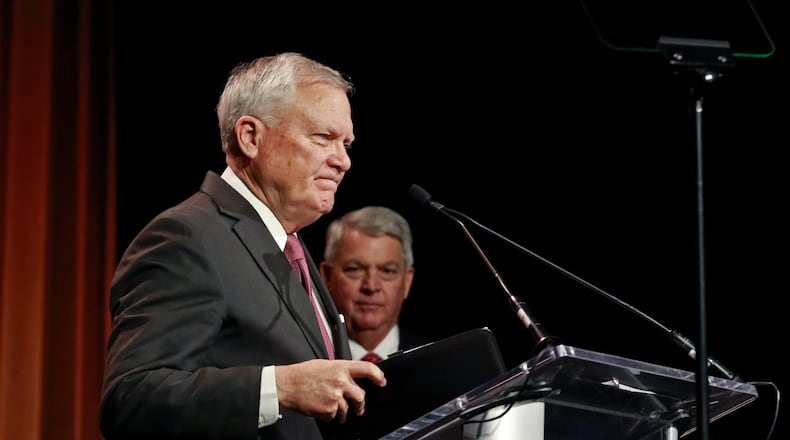 Gov. Nathan Deal will unveil plans during Wednesday’s State of the State address for a new state-owned training center to teach students and educators how to combat hacking and other forms of cyberwarfare. The Georgia Cyber Innovation and Training Center, to be developed with the Defense Department and the National Security Agency, is to be built in Augusta, near the U.S. Army’s Cyber Command headquarters at Fort Gordon, and it will likely cost tens of millions of dollars. BOB ANDRES /BANDRES@AJC.COM