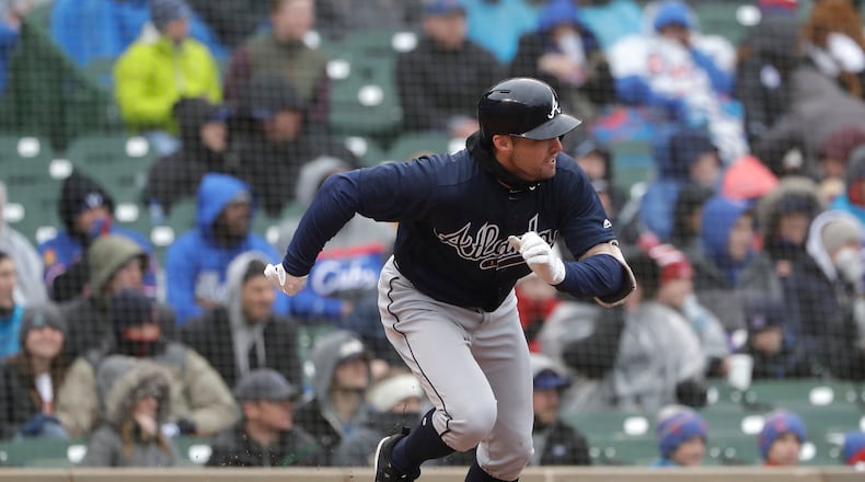 Outfielder Peter Bourjos was released by the Braves on Sunday. (AP Photo/Nam Y. Huh)