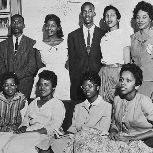 The Little Rock Nine. (Photo: Library of Congress)