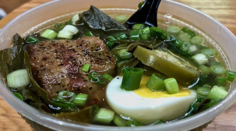 Richards’ Southern Fried gets creative with pho-inspired collard greens. CONTRIBUTED BY BRAD KAPLAN