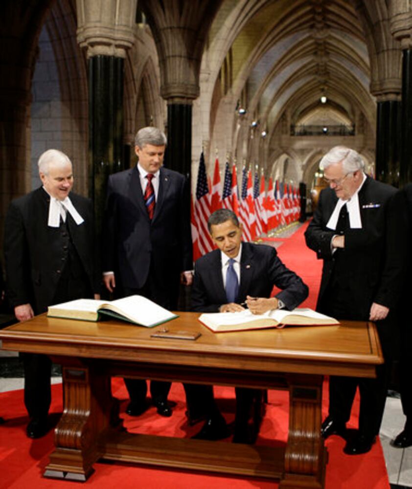 President Obama visits Canada