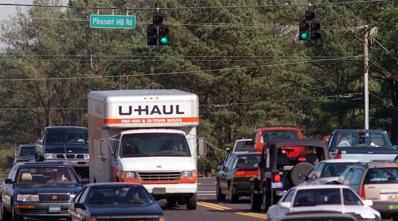 New migration report by U-Haul shows an increase in moves to Atlanta, as the summer moving season approaches (AJC Staff Photo/Phil Skinner)