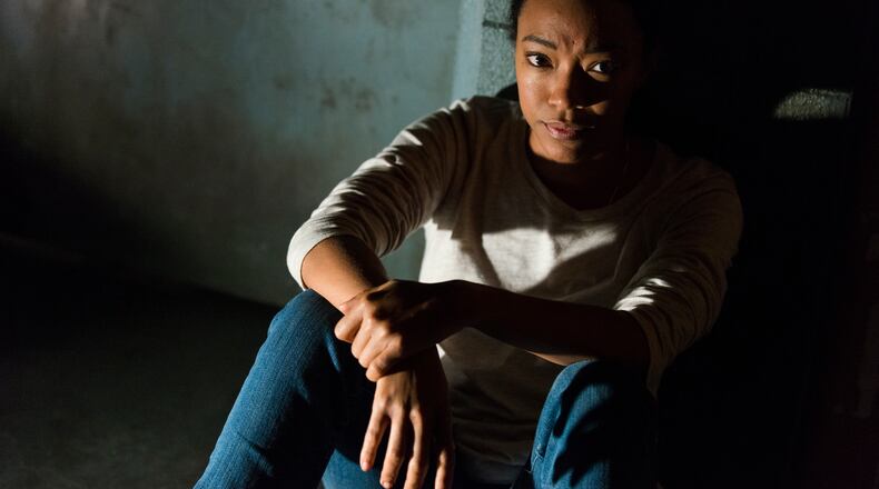 Sonequa Martin-Green as Sasha Williams - The Walking Dead _ Season 7, Episode 15 - Photo Credit: Gene Page/AMC