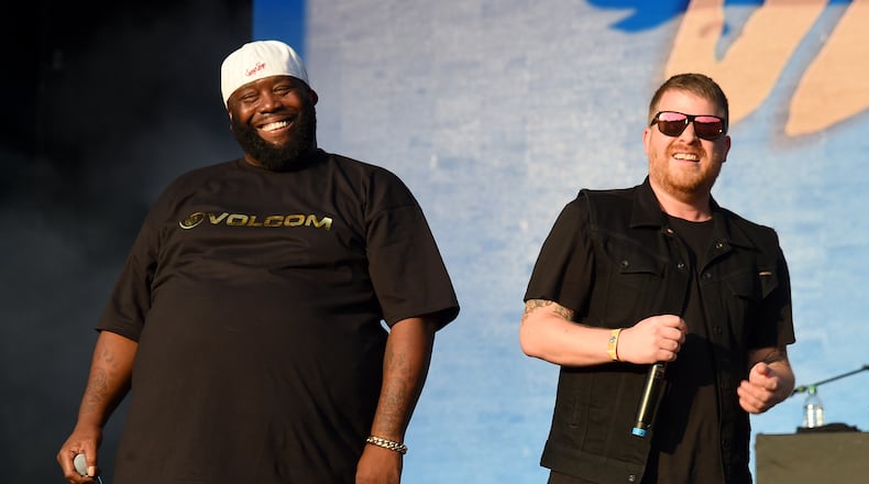 Killer Mike and El-P of Run The Jewels perform onstage during the Meadows Music And Arts Festival at Citi Field on Sept. 15, 2017 in New York City. (Photo by Nicholas Hunt/Getty Images)