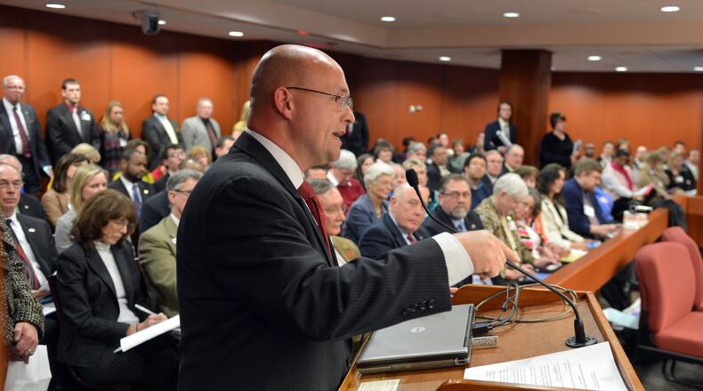 Former state school superintendent John Barge, who ran for governor in 2014. BRANT SANDERLIN /BSANDERLIN@AJC.COM