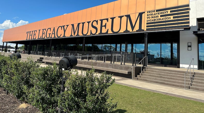 The Legacy Museum in Montgomery traces the legacy of slavery through mass incarceration of Black people in America.