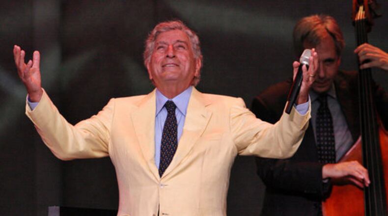 Early in his career, Bennett was mentored by comedian Bob Hope, who convinced the young singer to shorten his given name from Anthony Dominick Benedetto to Tony Bennett, according to NPR.