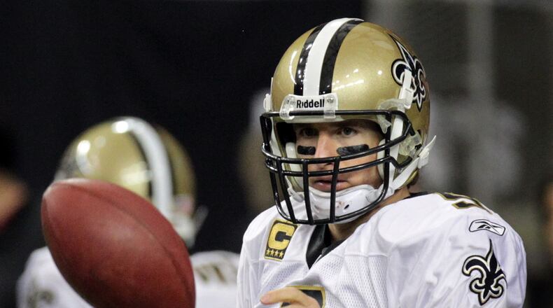 For more than a decade, Drew Brees made the rivalry between the Falcons and Saints something to watch. (Curtis Compton / curtis.compton@ajc.com)