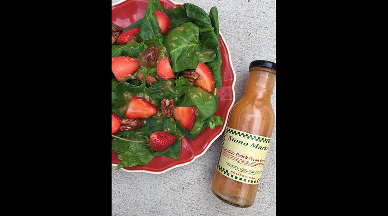 Carolina Peach Pecan Dressing from Stono Market.
