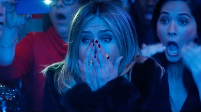 Jennifer Aniston in a scene from "Office Christmas Party." Images: Paramount