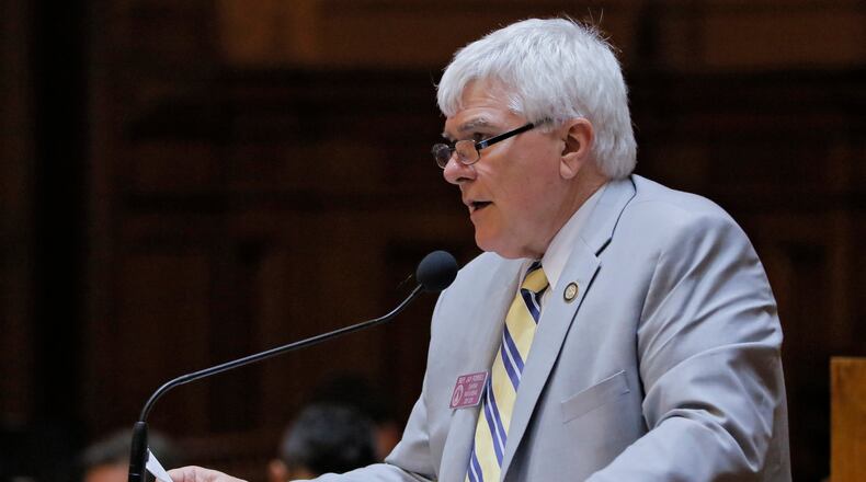 House Ways & Means Chairman Jay Powell, R - Camilla, is pushing legislation to reduce the maximum state income tax rate. BOB ANDRES /BANDRES@AJC.COM