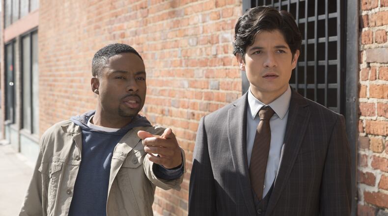 "Pilot"--When a stoic, by-the-book Hong Kong police detective, Detective Lee, travels to Los Angeles to investigate the theft of Chinese artifacts, and what he believes to be the murder of his sister, he is paired up with the irreverent and brash Detective Carter, and the two learn they must learn how to work together, difficult as it may be, while Lee also tries to acclimate to his new surroundings, on the series premiere of RUSH HOUR Thursday, March 31 (10:00-11:00 PM, ET/PT) on the CBS Television Network. Pictured L-R: Justin Hires as Detective Carter and John Foo as Detective Lee Photo: Richard Cartwright/CBS é2015 CBS Broadcasting, Inc. All Rights Reserved