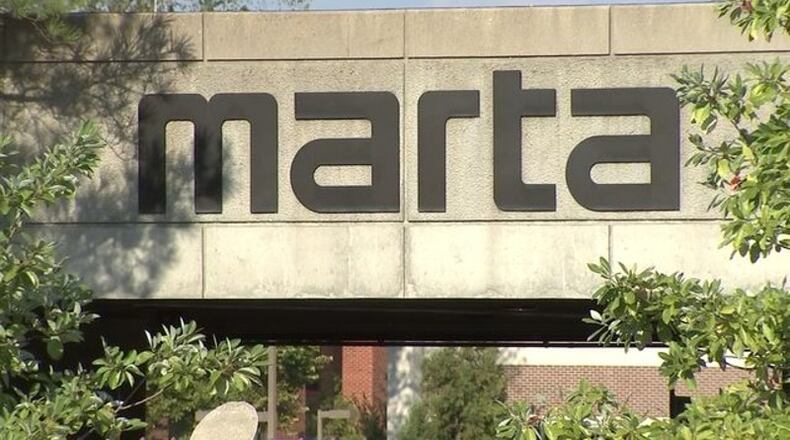 MARTA station in College Park. Photo: WSB-TV