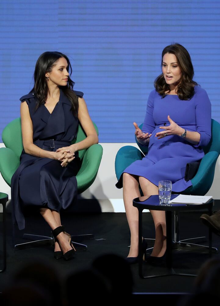 Photos: Meghan Markle appears with royals Harry, Kate, William at first joint engagement