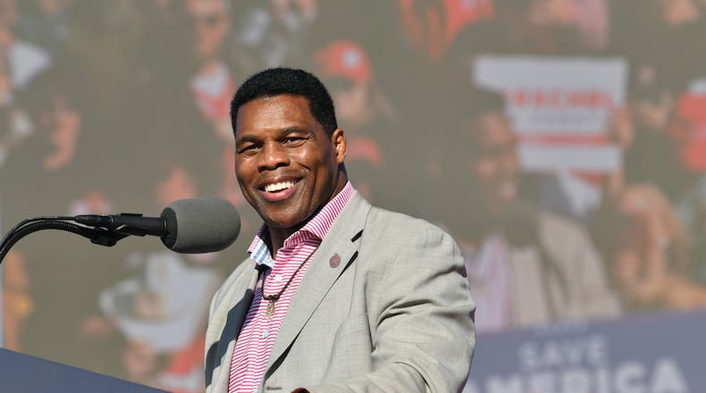Herschel Walker has declined to answer repeated questions about his finances. (Hyosub Shin/The Atlanta Journal-Constitution)
