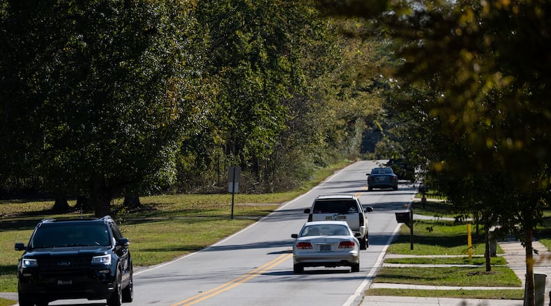 Clayton County high school students will help study need for pedestrian sidewalks in the south metro Atlanta community. (Ben Gray for the Atlanta Journal-Constitution)