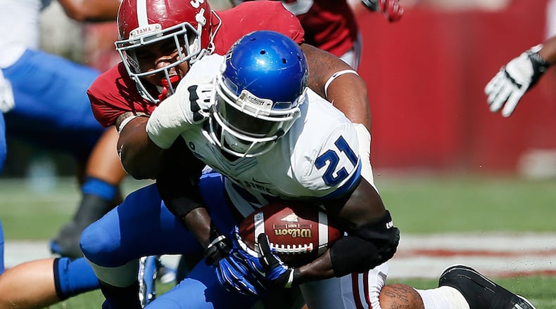 Georgia State Panthers faced the Alabama Crimson Tide last season in Tuscaloosa.
