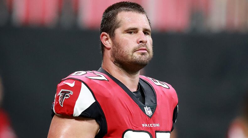Falcons guard Andy Levitre. Curtis Compton/ccompton@ajc.com