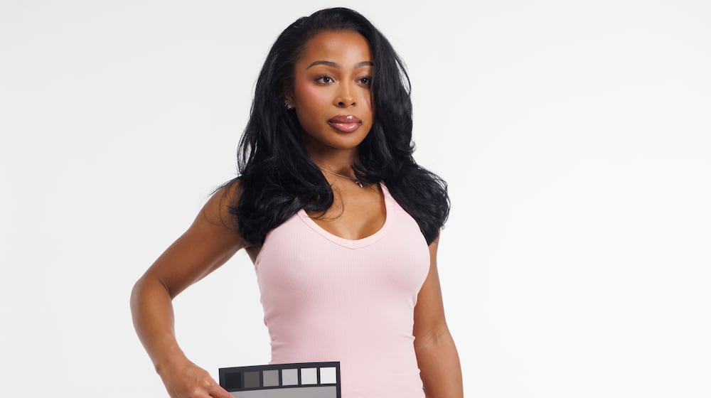 Self-made entrepreneur and influencer Jayda Cheaves poses in an unreleased outfit during a photoshoot for Waydamin's new clothing line, Friday, May 29, 2026, in Atlanta. Waydamin is Cheaves’ online fashion and lifestyle brand founded in 2021. (Estela Muñoz/AJC)