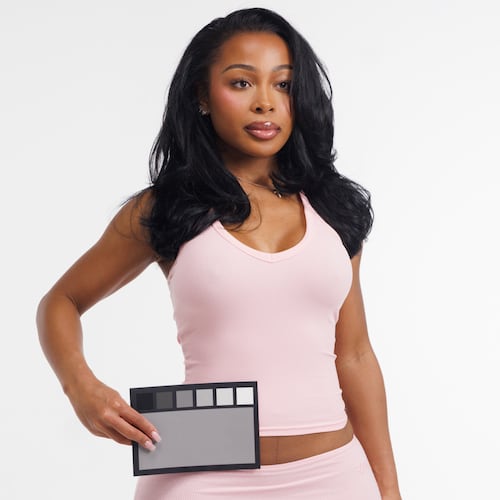 Self-made entrepreneur and influencer Jayda Cheaves poses in an unreleased outfit during a photoshoot for Waydamin's new clothing line, Friday, May 29, 2026, in Atlanta. Waydamin is Cheaves’ online fashion and lifestyle brand founded in 2021. (Estela Muñoz/AJC)