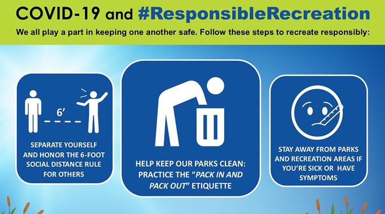 Visitors to Allatoona Lake and Lake Lanier are reminded to practice “responsible recreation” during the COVID-19 outbreak. U.S. ARMY CORPS OF ENGINEERS