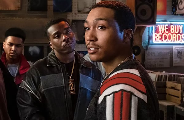 Demetrius Flenory Jr. plays his father and enters Atlanta's drug world in the third season of Starz's "BMF," which is a fictional retelling of the real story of the Black Mafia Family. (Courtesy of Starz)