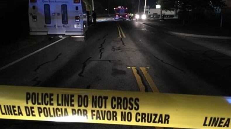 Michael J. Harvey, 39, was found shot in the chest and lying in a northbound lane of Button Gwinnett Drive after an apparent car accident. (Credit: Gwinnett County Police Department)