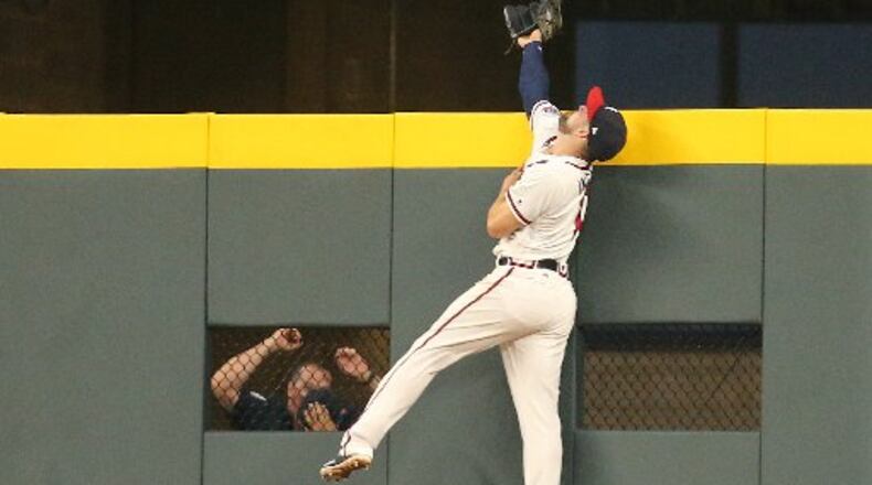 Ender Inciarte, a two-time Gold Glove winner and 2017 All-Star, reported to Braves spring training five days early. (Curtis Compton/ccompton@ajc.com)