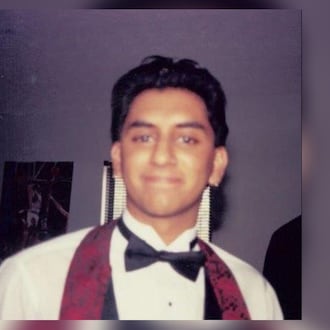 Sonny Bharadia, seen here as a younger man, spent nearly 23 years behind bars for a 2001 sexual assault he did not commit. Now he's suing a small Chatham County town and the two law enforcement officers who investigated the case. (Courtesy)
