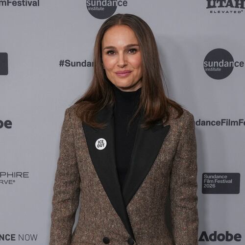 Natalie Portman attends the premiere of "The Gallerist" during the Sundance Film Festival on Saturday, Jan. 24, 2026, at Eccles Center in Park City, Utah. (AP Photo/Chris Pizzello)