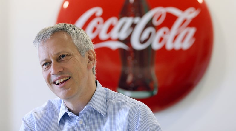 Coca-Cola CEO James Quincey. BOB ANDRES /BANDRES@AJC.COM