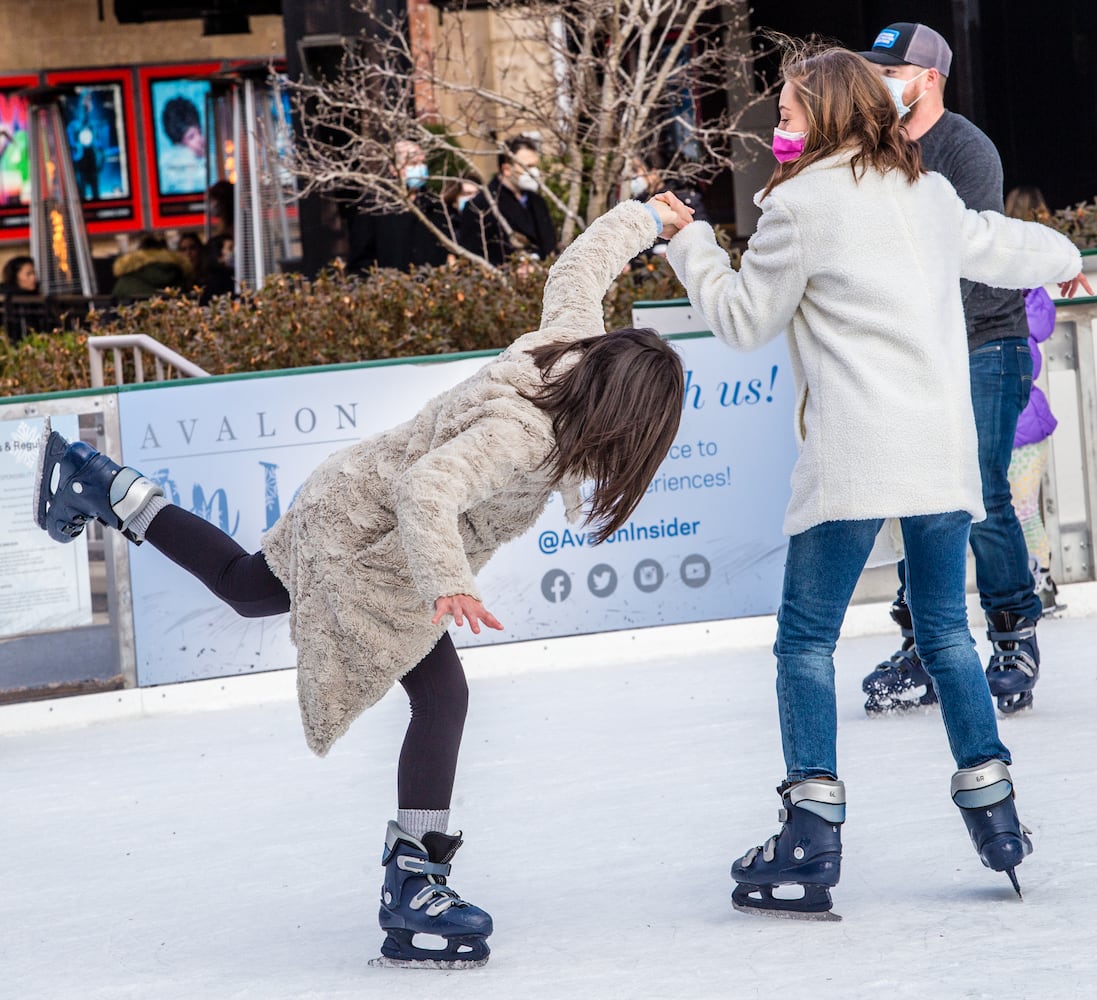 ice skating rink nears the end of the season