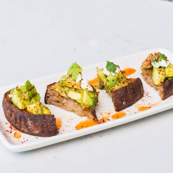 Tupelo Honey in Sandy Springs serves a highly Instagrammable version of avocado toast that incorporates Middle Eastern flavors. CONTRIBUTED BY HONEY TUPELO