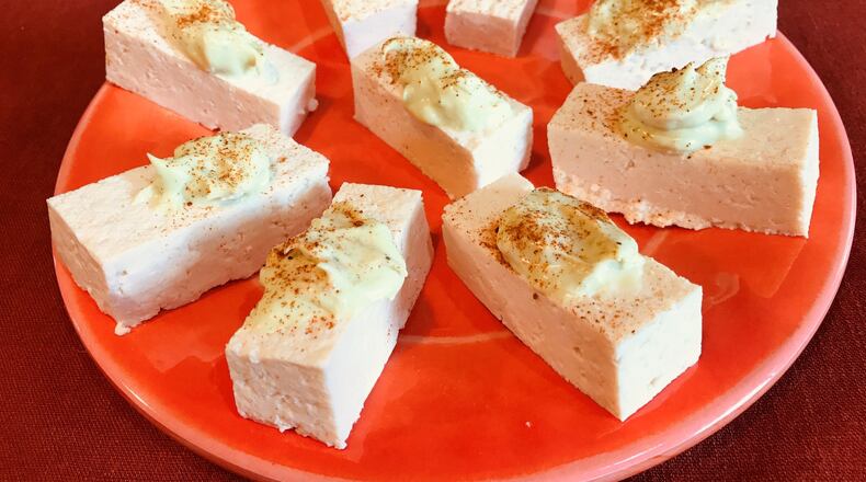 Devilled Tofu Bites from “The Dirty Vegan Cookbook” by Catherine Gill. LIGAYA FIGUERAS / LFIGUERAS@AJC.COM