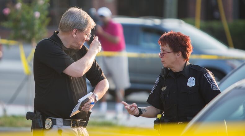 The shooting happened at a Valero gas station off of Candler Road in DeKalb County. BRANDEN CAMP/SPECIAL