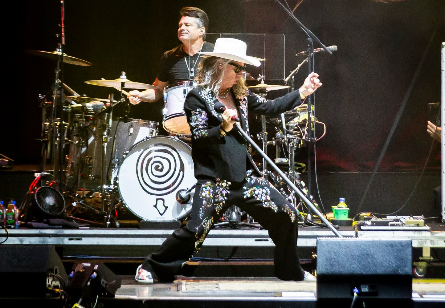 Atlanta-based Collective Soul, along with their South Carolina-bred pals Hootie and the Blowfish and Edwin McCain, headed back to town with the Summer Camp with Trucks tour on Friday, Sept. 20, 2024, at Ameris Bank Amphitheatre. (Photo: Ryan Fleisher for The Atlanta Journal-Constitution)