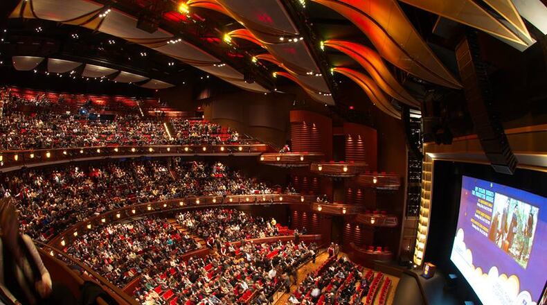 The Atlanta Jewish Film Festival's packed opening night at Cobb Energy Performing Arts Centre.