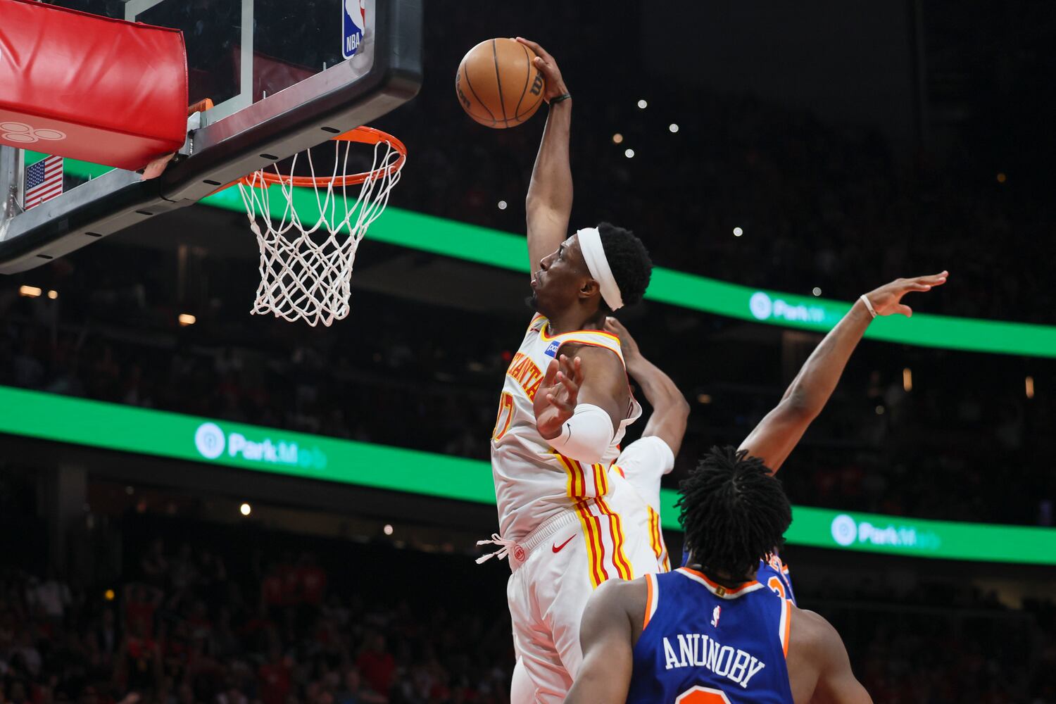 NBA first round playoff game 3 between New York Knicks and Atlanta Hawks