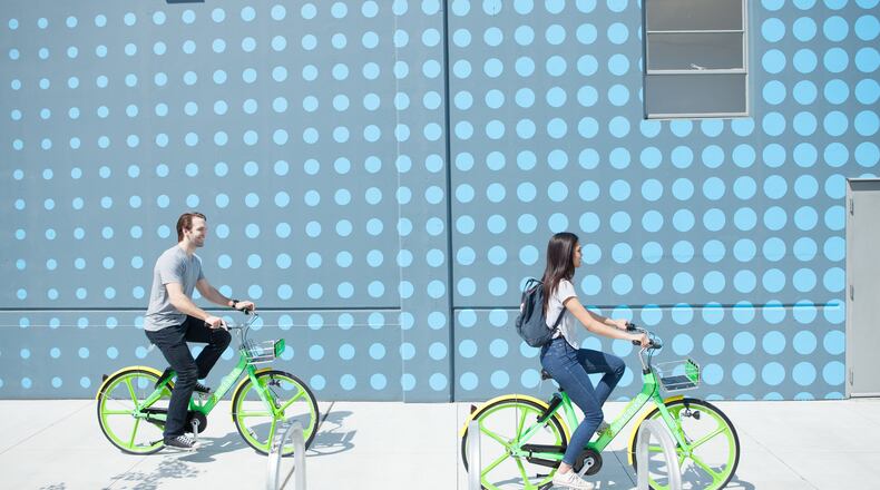 Dock-less bikeshare company Lime is trying to bring its service to Atlanta and Brookhaven.