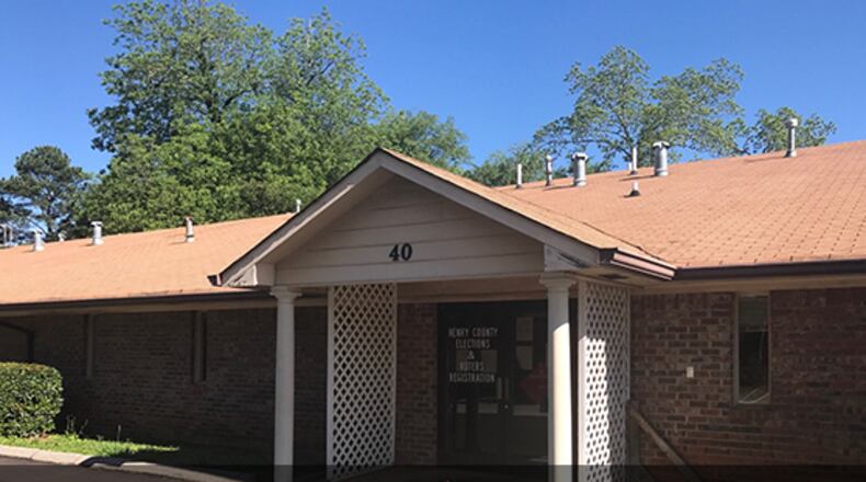 The Henry County Elections and Registration headquarters in McDonough.