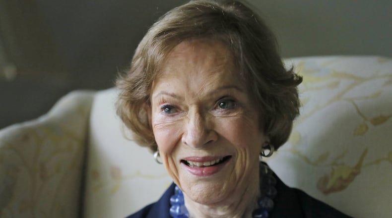 Former first lady Rosalynn Carter (Photo by BOB ANDRES / BANDRES@AJC.COM)