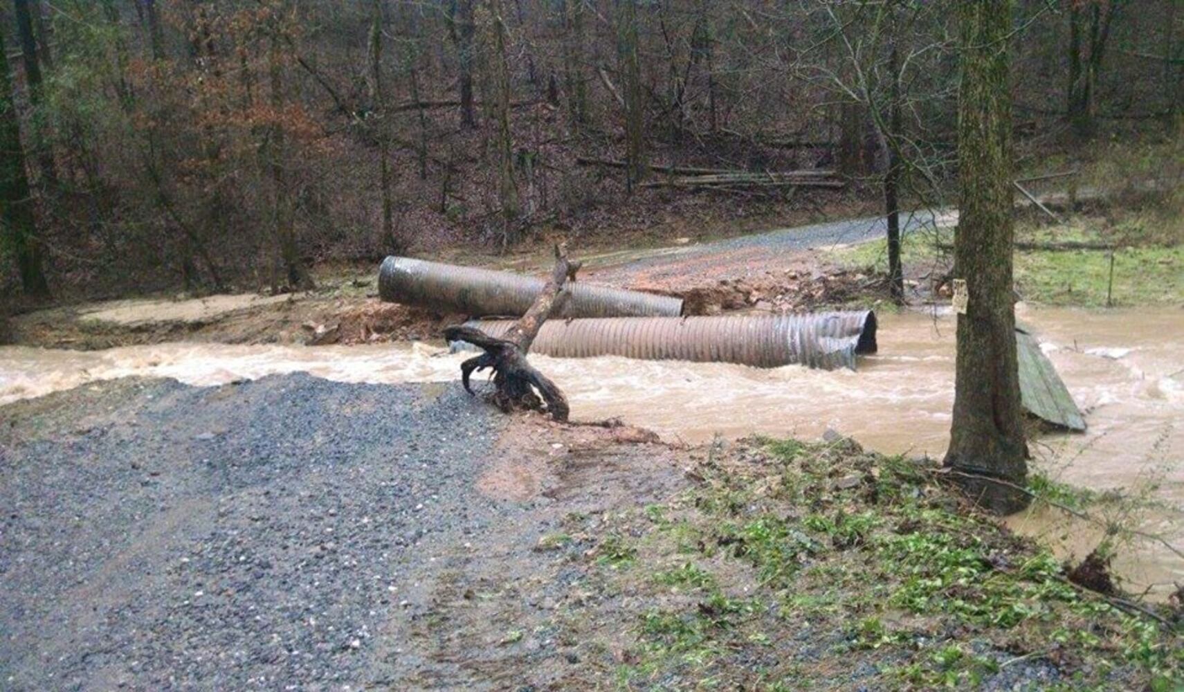 Flooding in Gilmer County