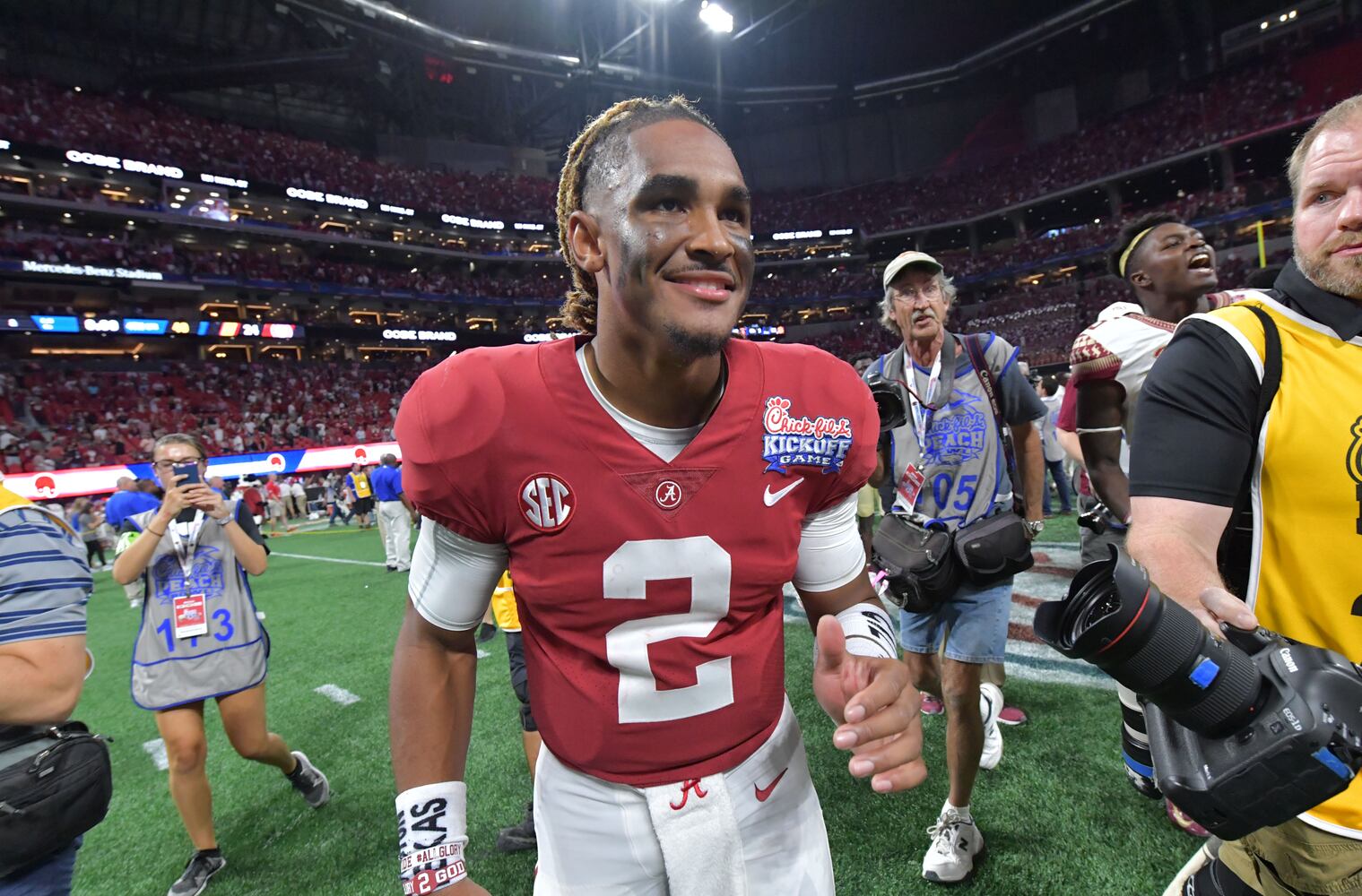 Photos: Alabama beats FSU at Atlanta’s Mercedes-Benz Stadium