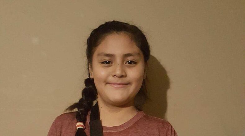 Cumming Elementary School student Jennifer Leon-Lopez is expected to make a full recovery from a freak accident at school where she suffered a broken arm and a punctured artery. CONTRIBUTED