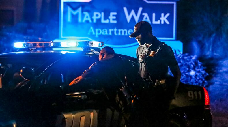 A man shot multiple times early on the morning of Aug. 8, 2017 in a gun battle with DeKalb County police officers died.