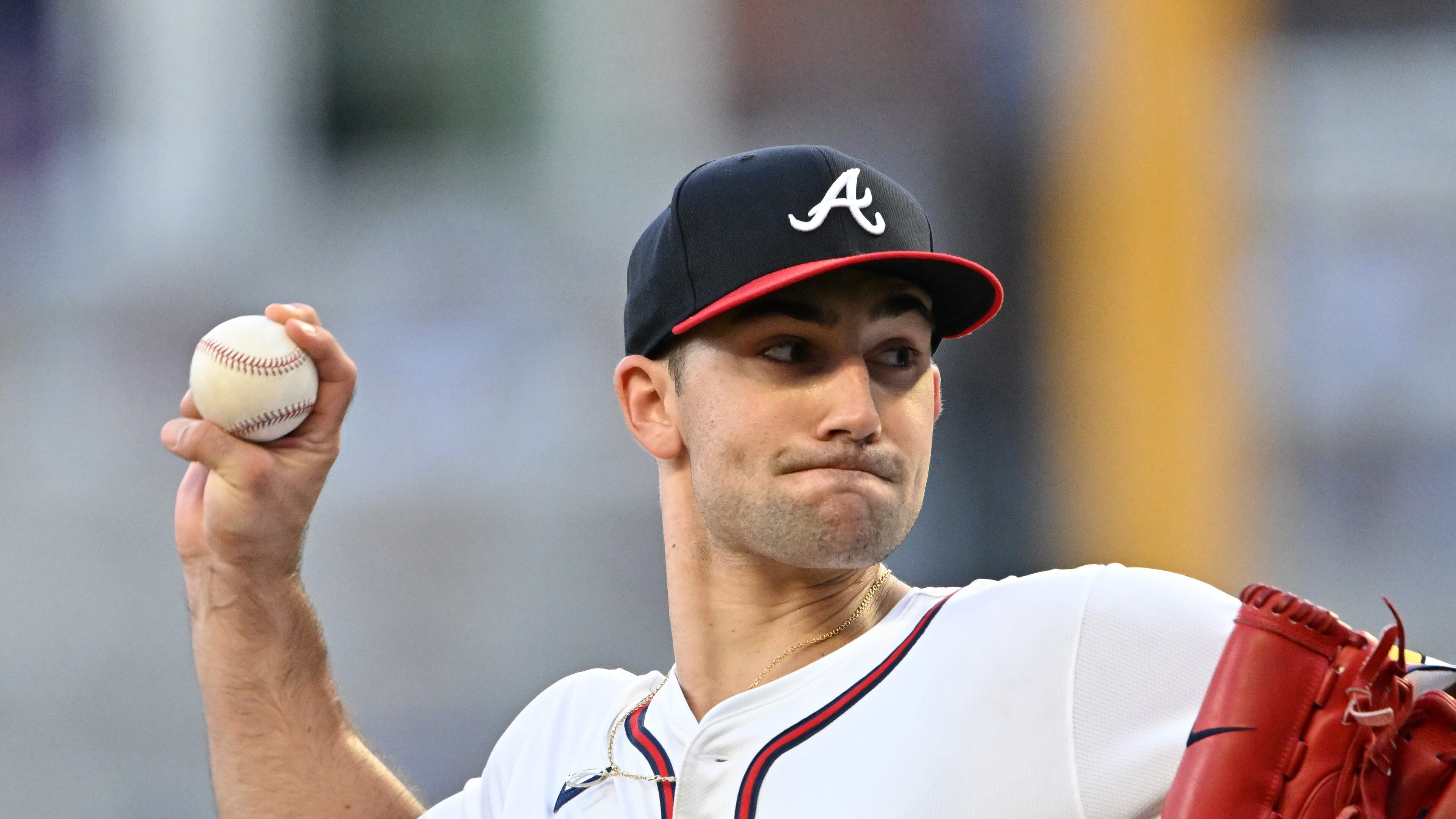 Pitcher Spencer Strider will represent the Braves as nominee or the Roberto Clemente Award. (Hyosub Shin/AJC)