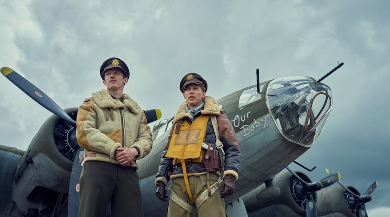 American crews flew bombing missions aboard B-17 aircraft during World War II as part of the Mighty Eighth Air Force. An Apple TV+ series on the unit titled "Masters of the Air" debuts Jan. 26. Courtesy of Apple TV+